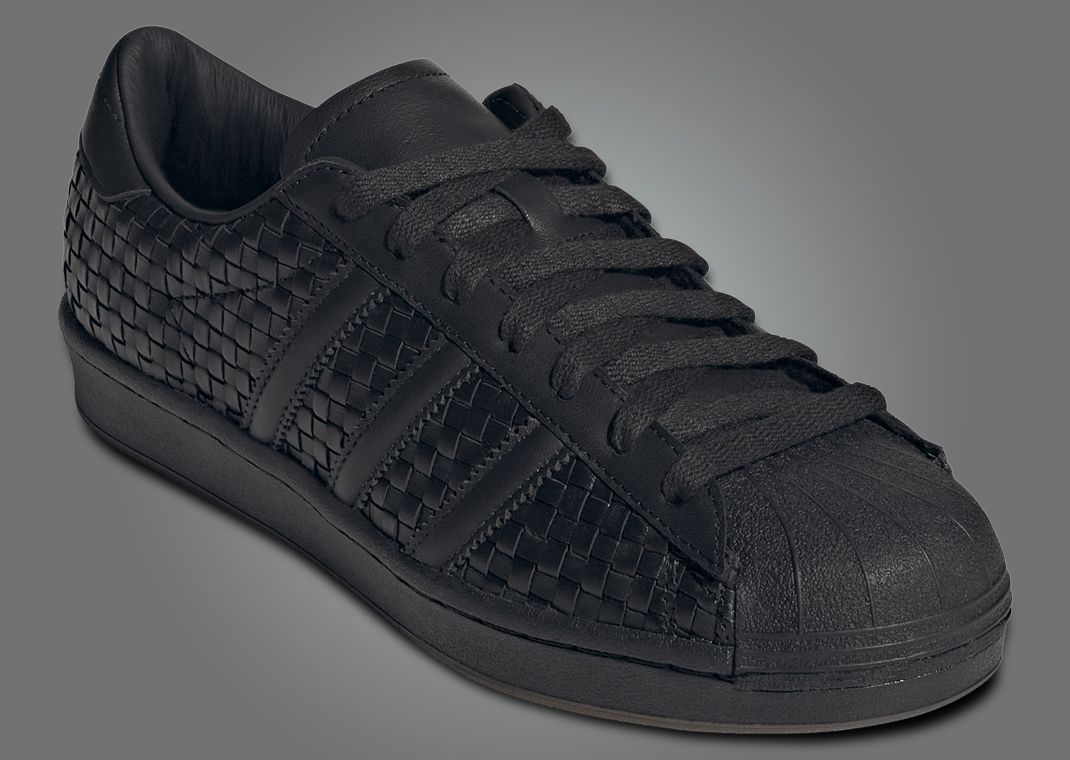 adidas Superstar Vintage Woven Black W Angle
