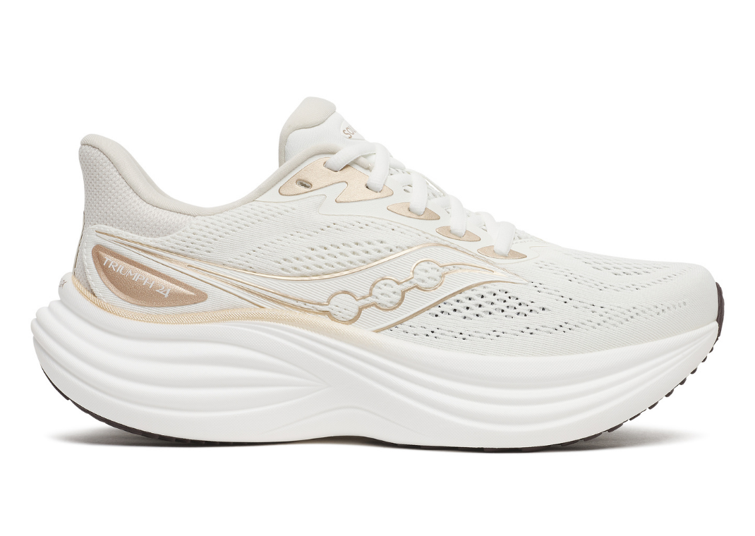 Saucony Triumph 24 Ivory Eggshell (W) Lateral