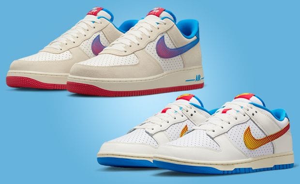 The Nike Harlem Globetrotters Pack Features The Dunk Low and Air Force 1 Low