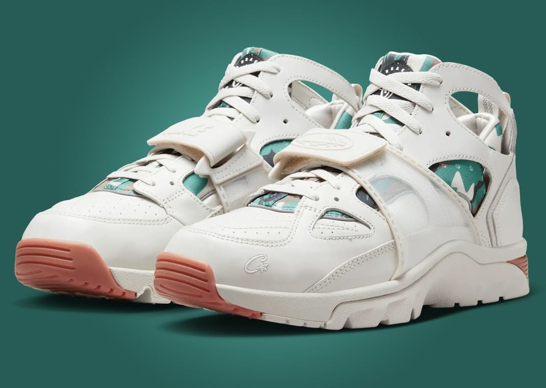 Corteiz x Nike Air Trainer Huarache Light Bone