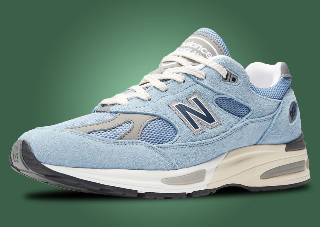 New Balance 991v2 Made in UK Celestial Blue Angle