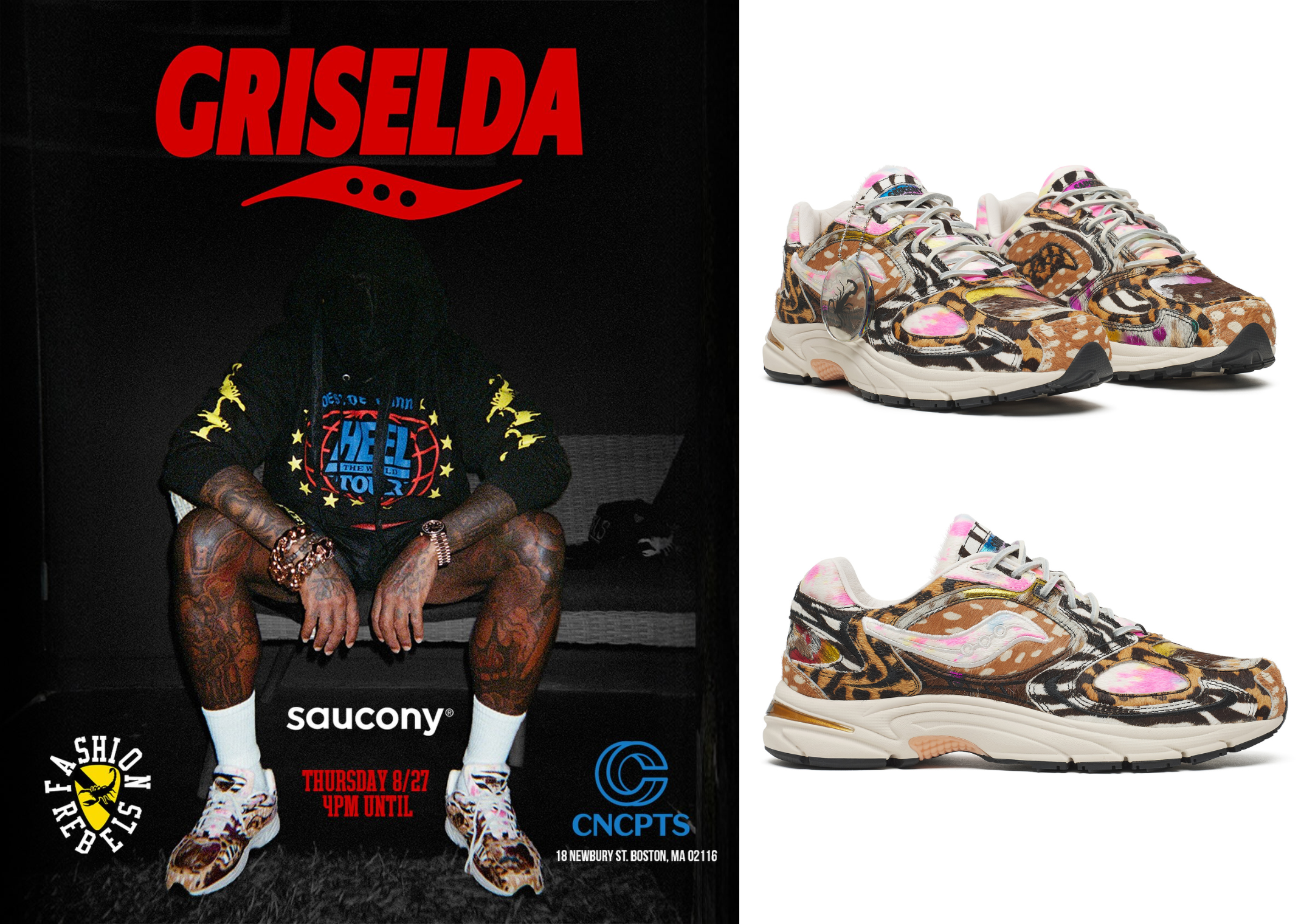 Westside Gunn x Saucony Grid Jazz 9 Awesome Gods early release info