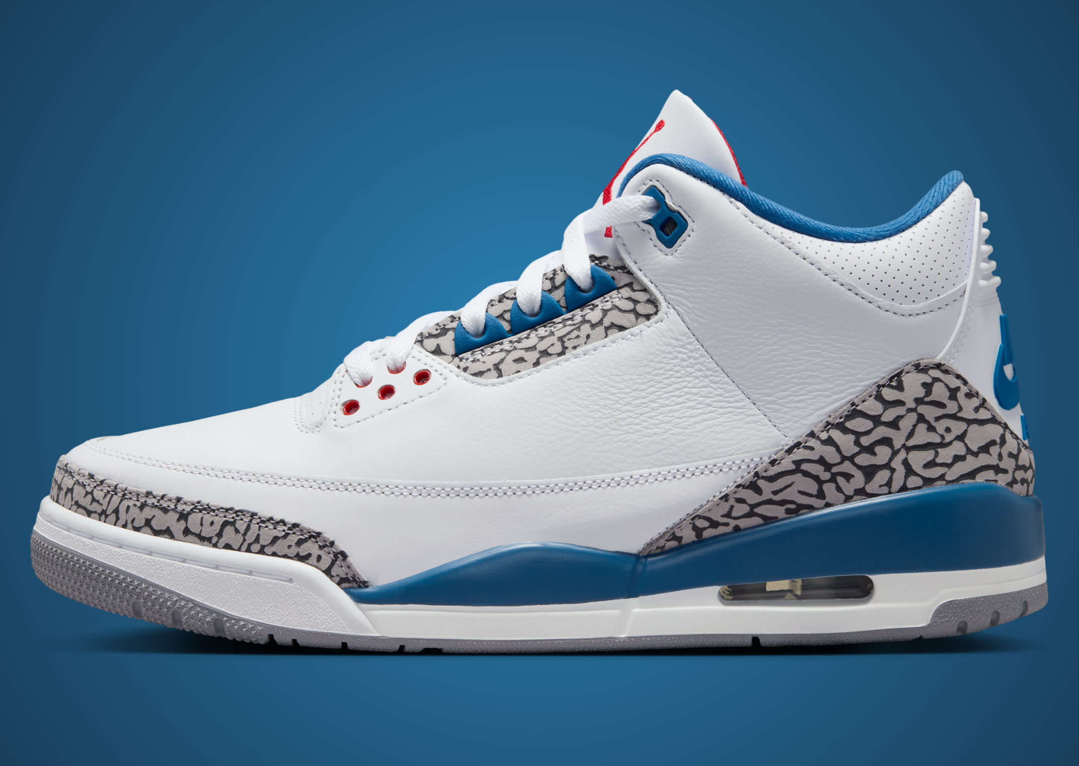 Air Jordan 3 Retro True Blue - Lateral