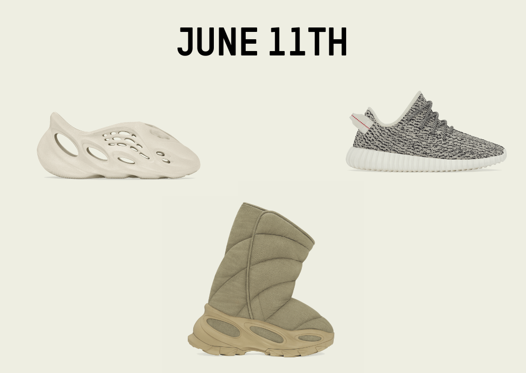 Yeezys Dropping June 11