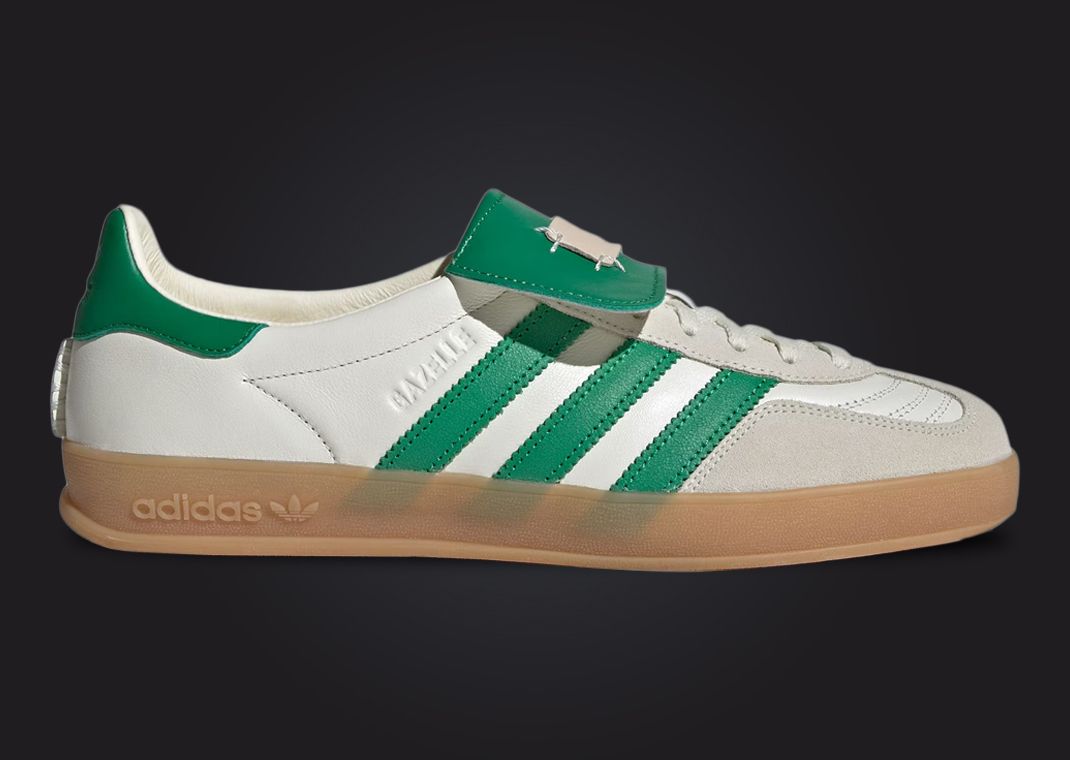 Foot Industry x adidas Gazelle Indoor Cream Green Lateral
