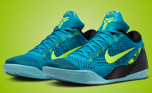 Nike Kobe 9 elite low EM Protoro 青 Low-Top Blue Basketball Sneaker Kobe 9 Low | Hibbett