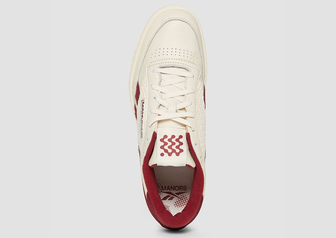 MANORS x Reebok Club C Revenge Vintage Burgundy Top