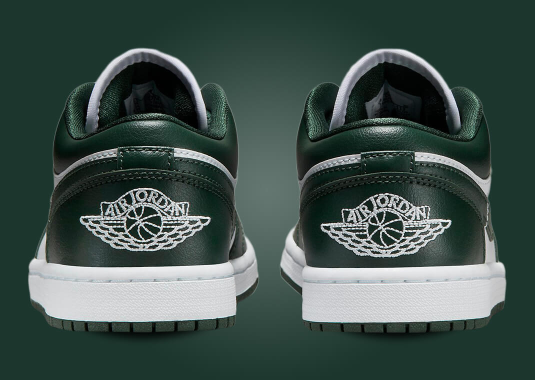 The Women's Exclusive Air Jordan 1 Low White Galactic Jade