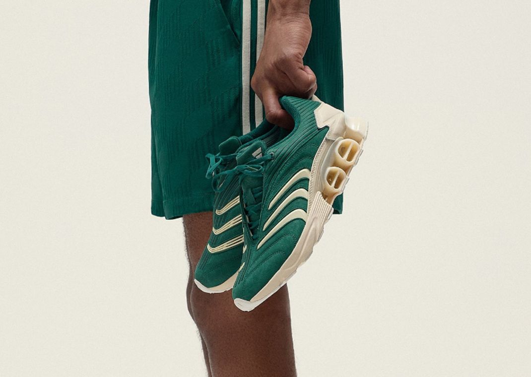 Kith x adidas Predator Megaride Scarab White In-Hand