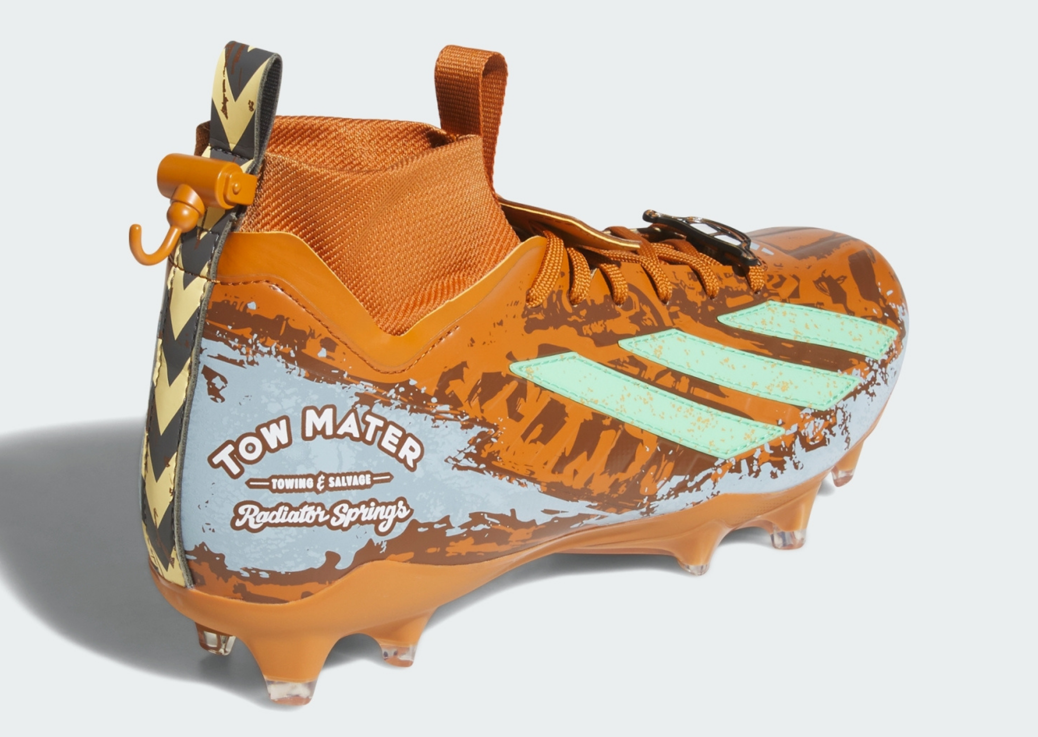 Cars x adidas Adizero Impact II Mid Mater - Heel Angle