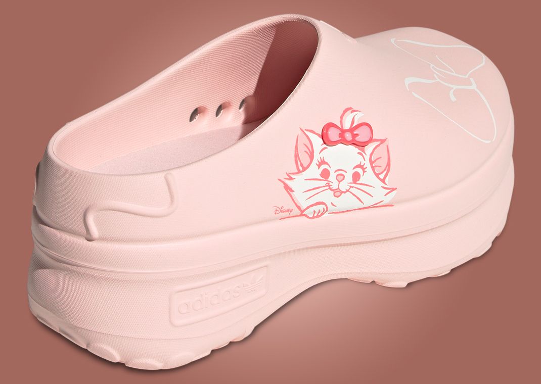 Disney’s The Aristocats x adidas Adifom Stan Mule Sandy Pink (W) Heel Angle