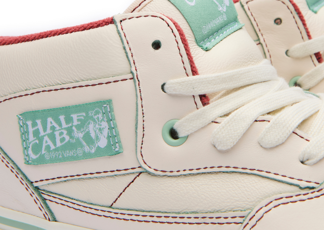 Crenshaw Skate Club x Vans Half Cab White - Detail