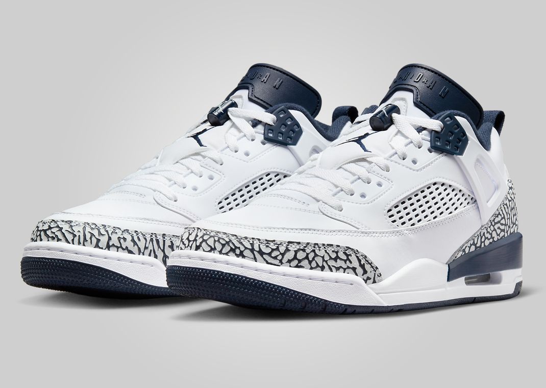 Jordan Spizike Low White Obsidian Angle