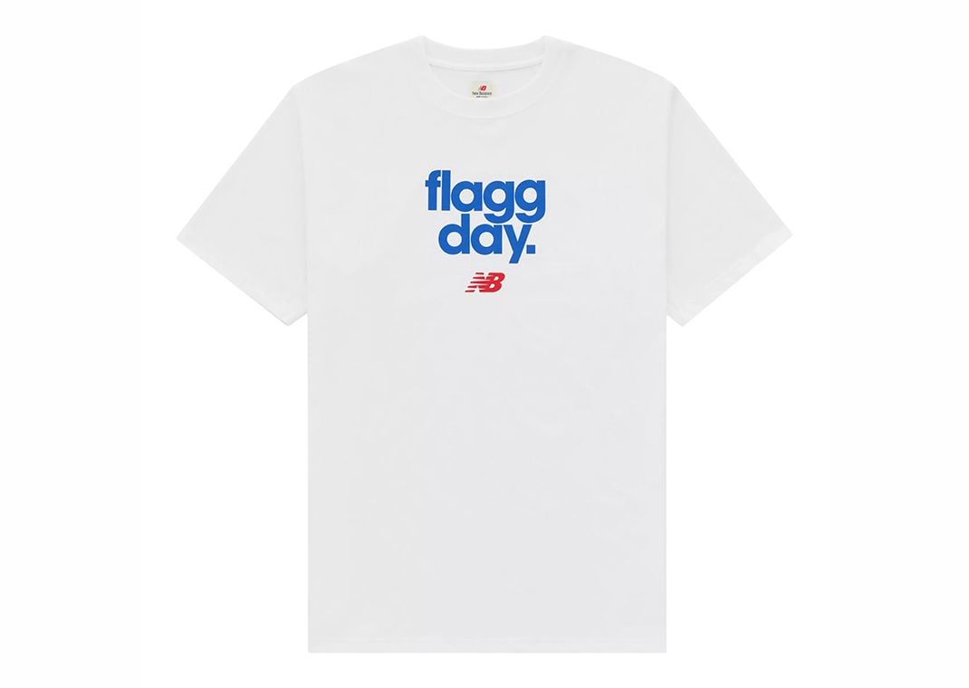 Cooper Flagg New Balance Made in USA Flagg Day T-Shirt White