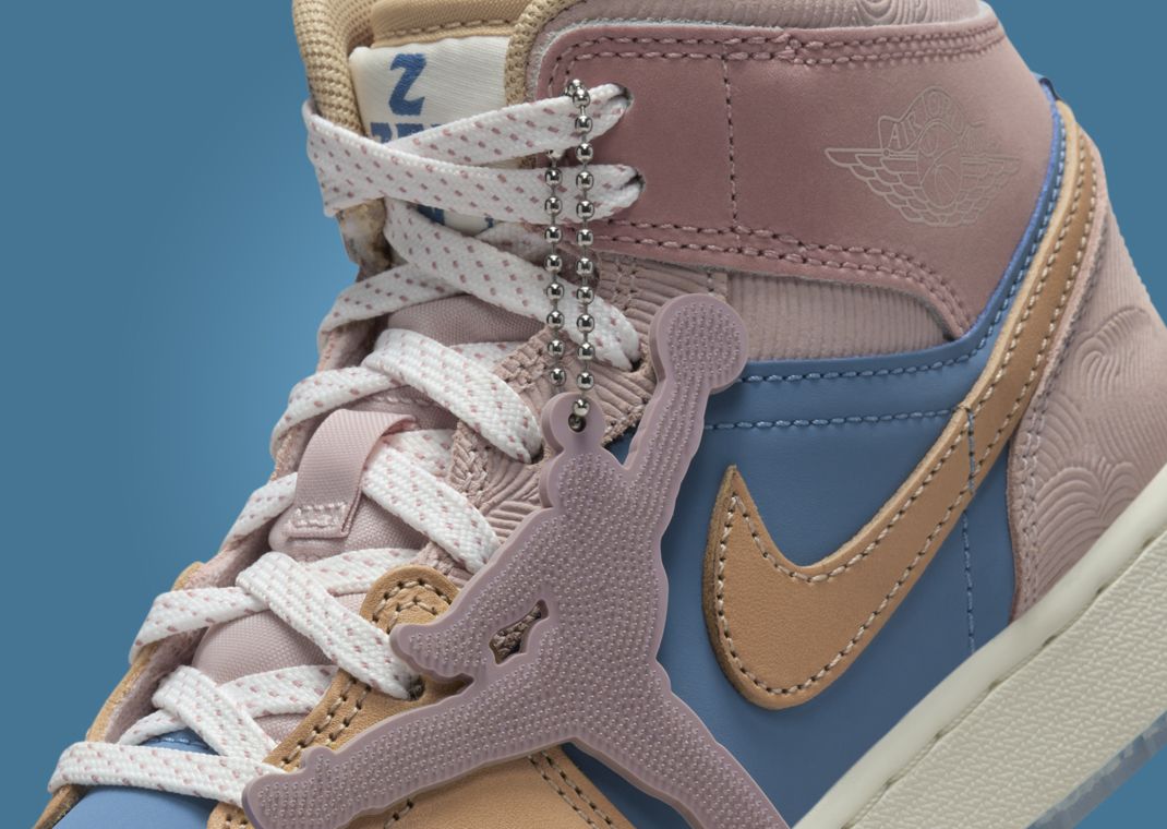Air Jordan 1 Mid SS Zen (GS) Jumpman Hang Tag