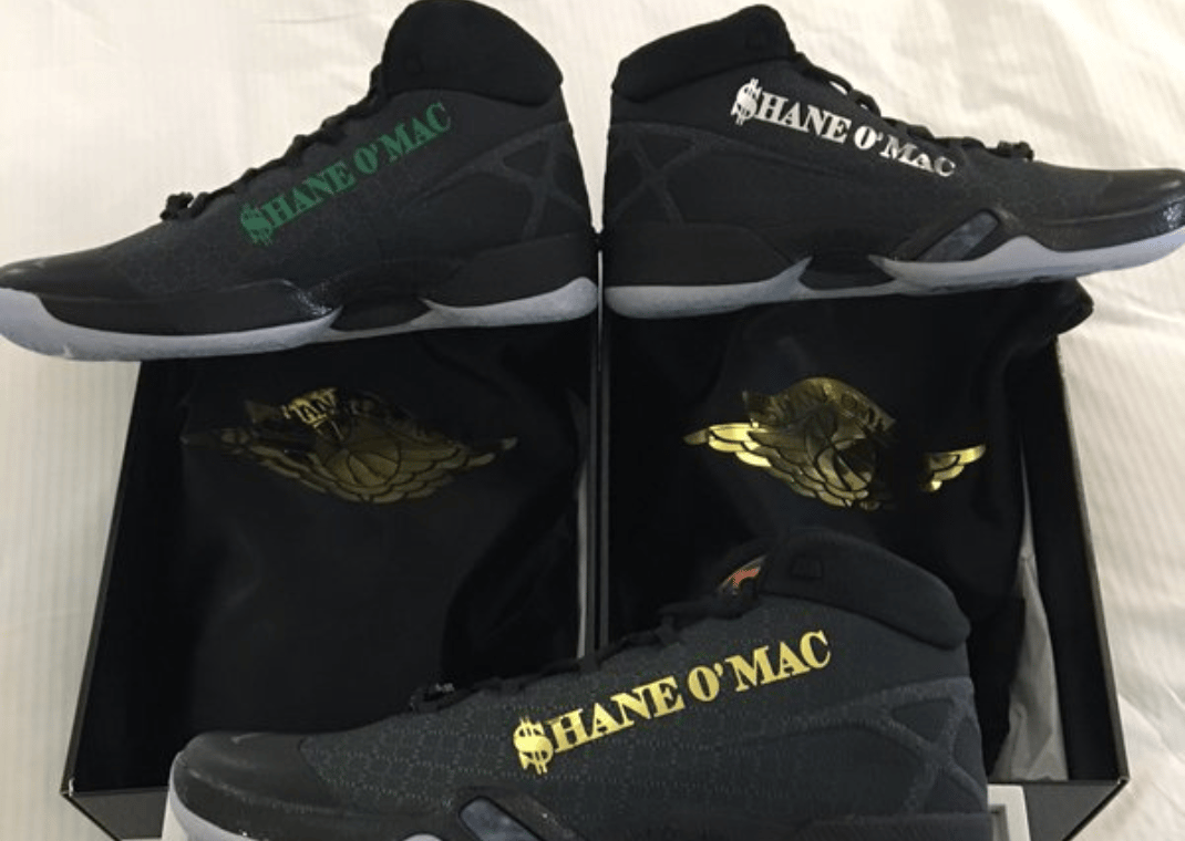 Shane McMahon's Air Jordan XXX PEs