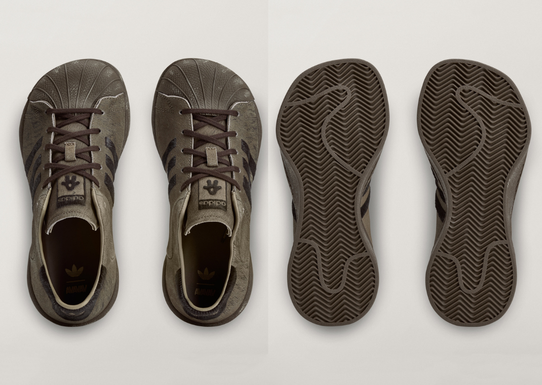 AVAVAV x adidas Shaved Pony Hair Superstar Brown - Pair
