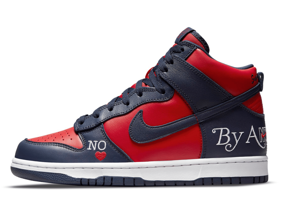 Nike SB Dunk High AG ロゴ付き Official Look: Supreme x Nike SB Dunk High By Any Means Pack