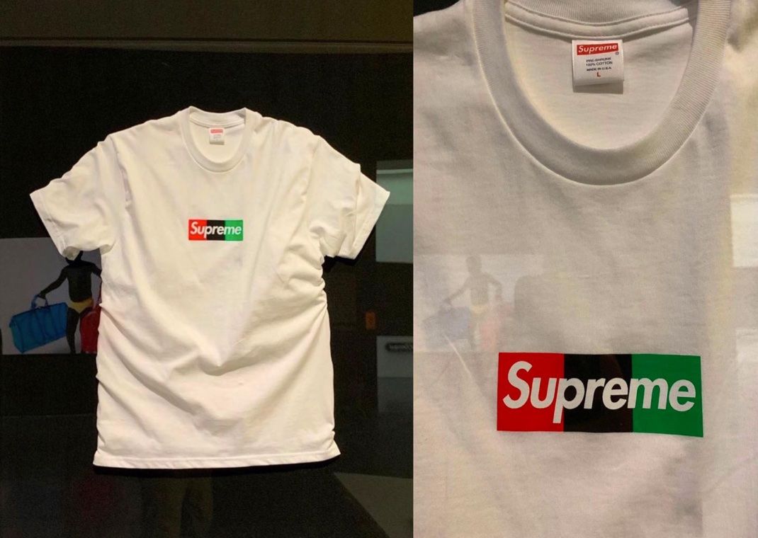 (Supreme/Virgil Abloh Figures of Speech - “MCA” Box Logo Tee)