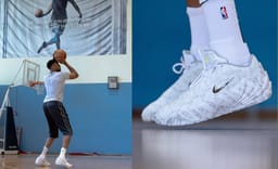Giannis Shows Off a Nike Giannis Freak 8 in Wolf Grey While Trade Rumors Swirl