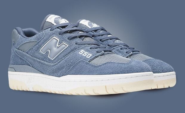 New balance blue suede online