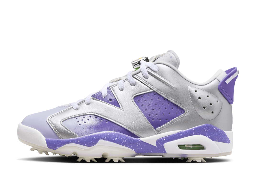 Jordan Retro 6 Golf NRG Metallic Silver Action Grape
