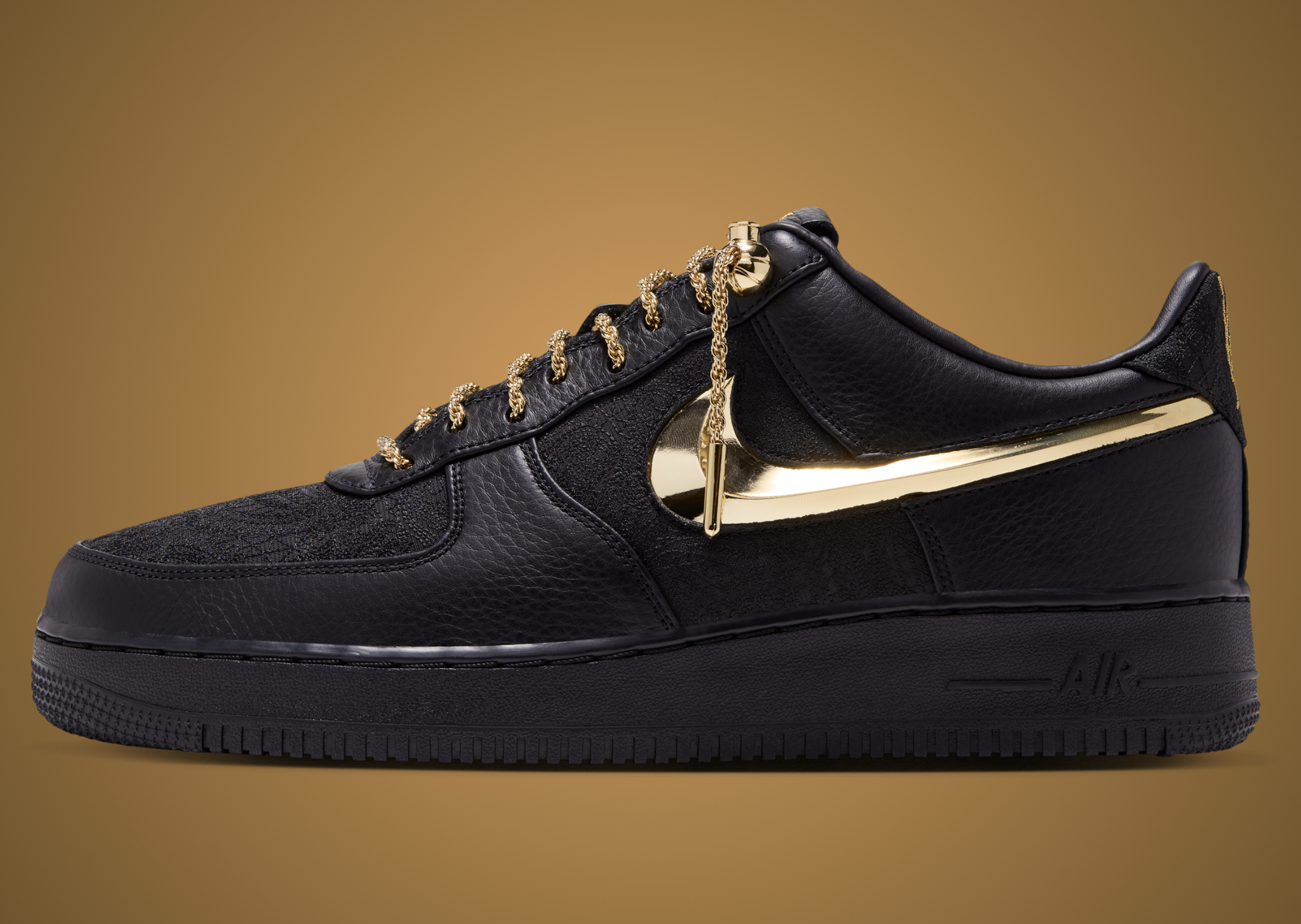 Victor Solomon x Nike Air Force 1 ASW Black - Laces