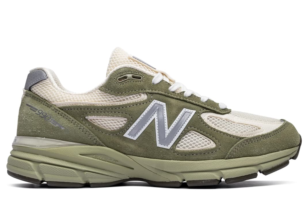 New Balance Goes Olive Green and Cream on the 990v4