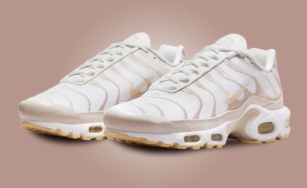 Nike's Air Max Plus Premium Gets Glazed In Pale Vanilla