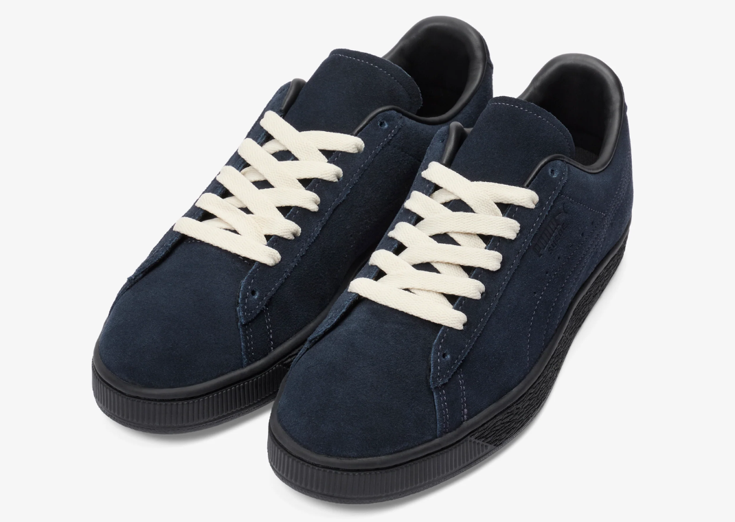 JJJJound x Puma Suede Navy Angle
