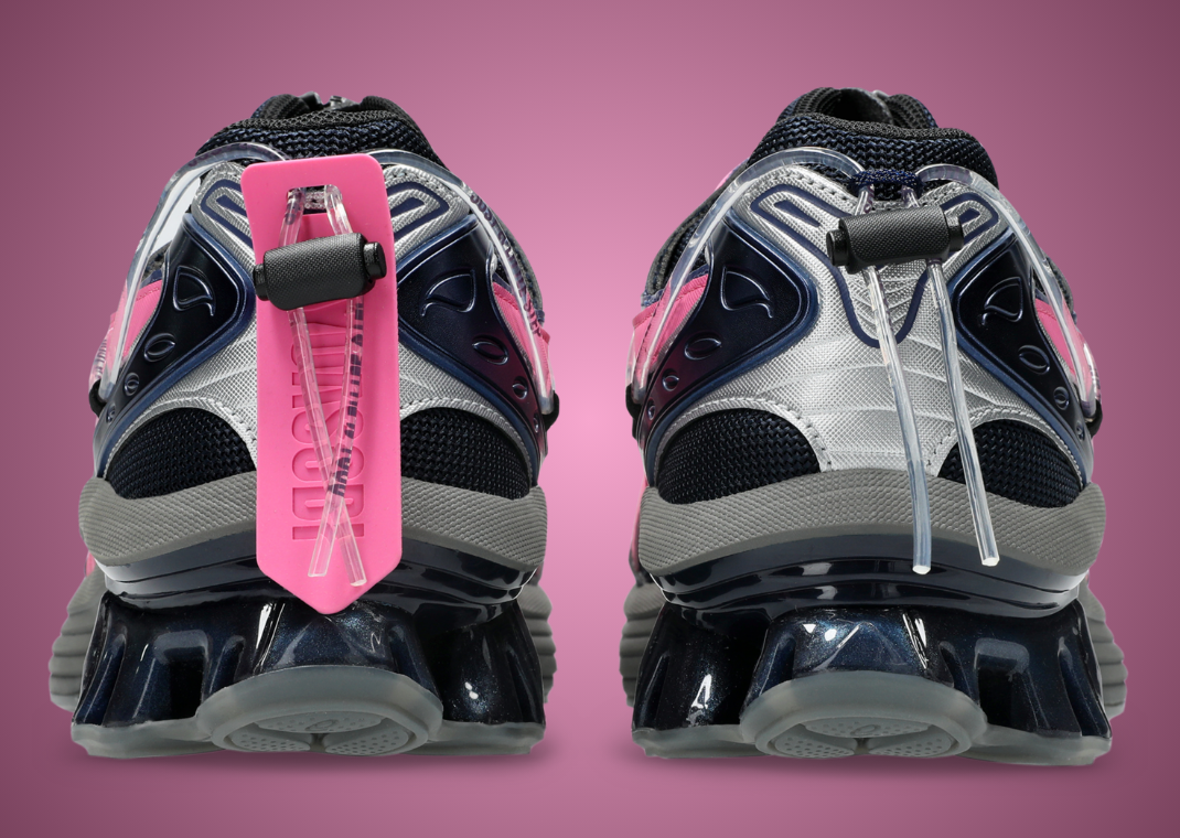 YOASOBI x Asics Gel-Kinetic Fluent Navy Pink - Back
