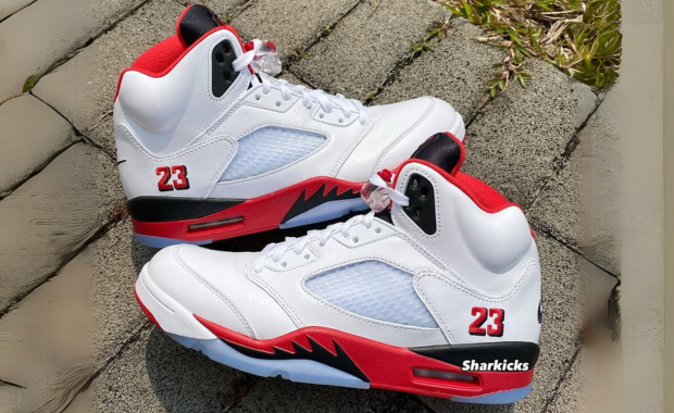 The Air Jordan 5 Retro Fire Red Black Tongue Returns