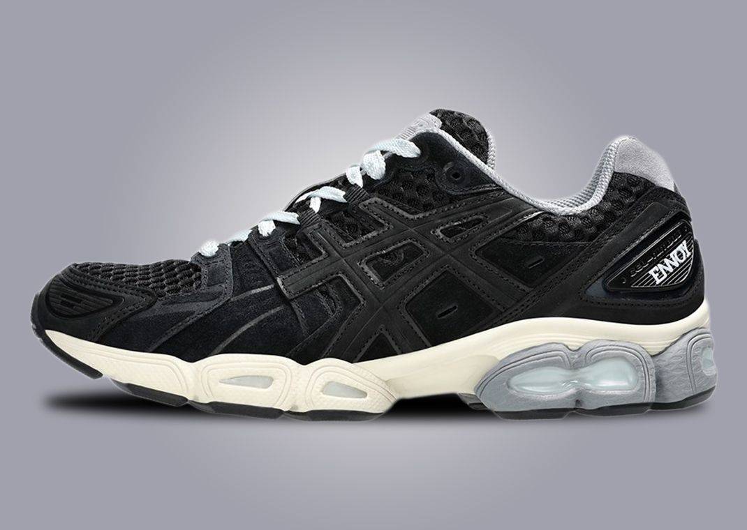 The Ennoy Professional x Asics Gel-Nimbus 9 Black Lateral Left