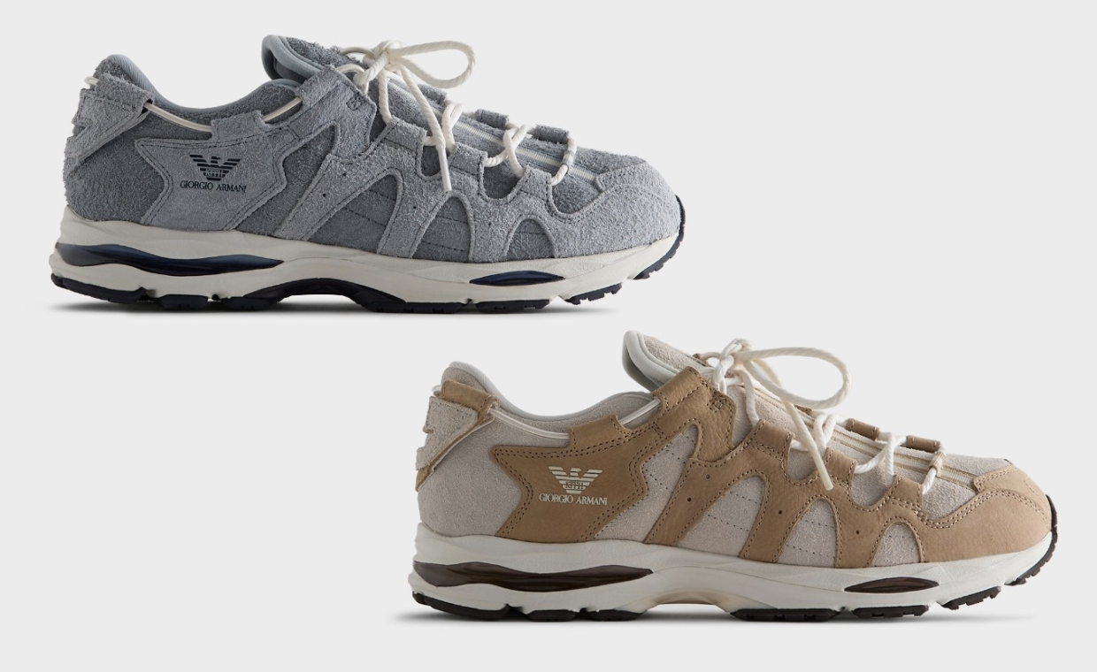 Take a Closer Look at the Giorgio Armani x Kith x Asics Gel-Mai 0.1 Collab