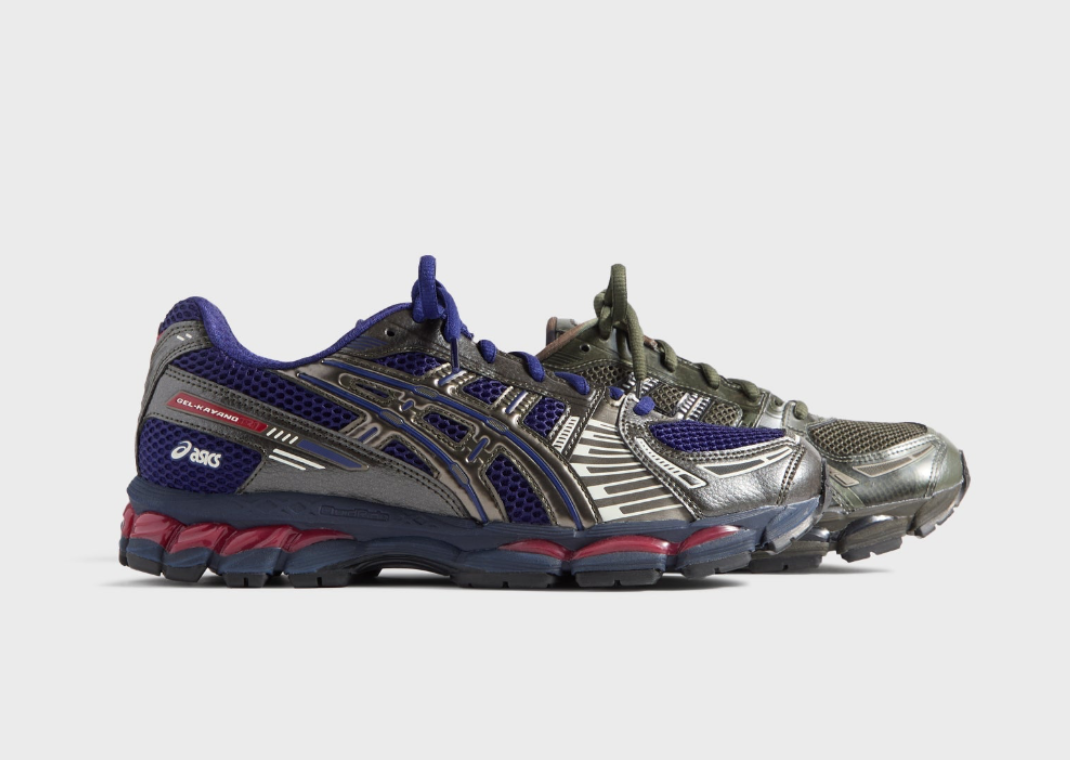 Kith x Marvel vs. Capcom x Asics Gel-Kayano 12.1 Captain America vs. Guile Lateral