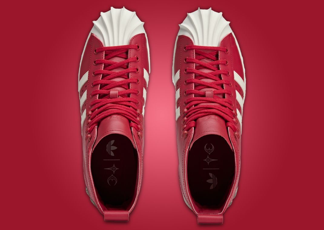 Thug Club x adidas Superstar Boots Red Top