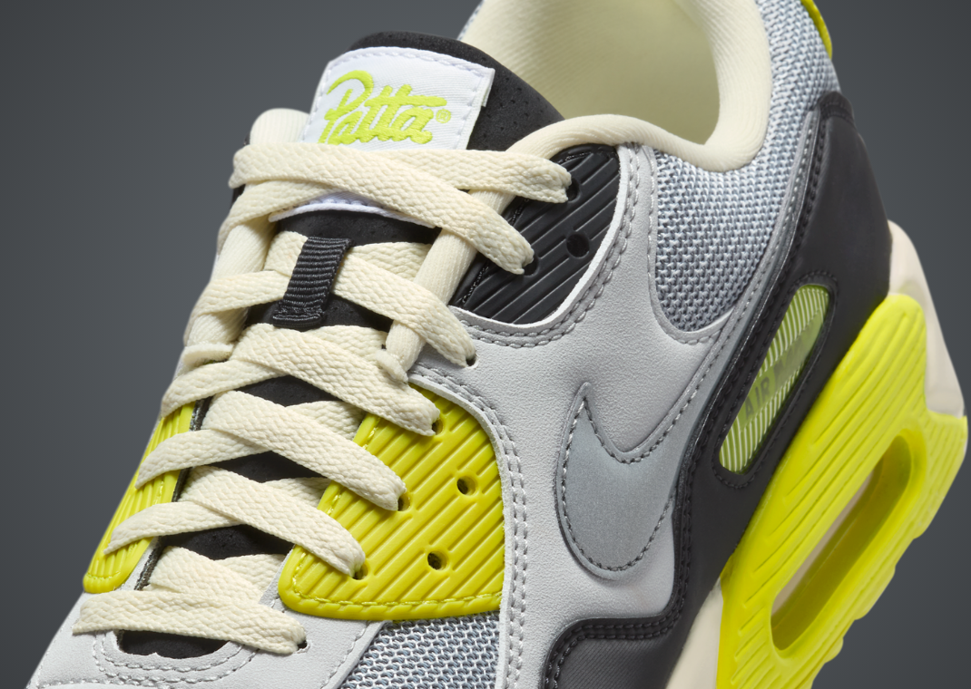 Patta x Nike Air Max 90 Waves Cyber Detail
