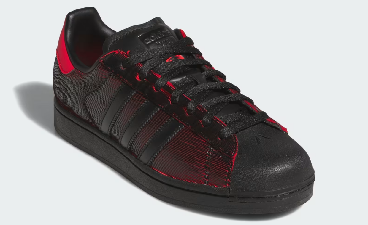 Anthony Edwards is Ready for Halloween with a Red and Black adidas Superstar PE