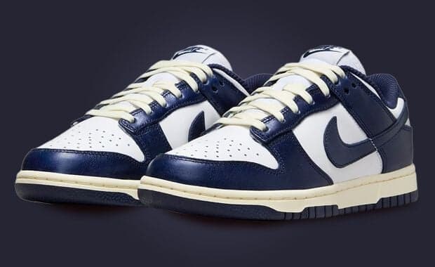 The Women's Exclusive Nike Dunk Low Vintage Midnight Navy Drops August 24