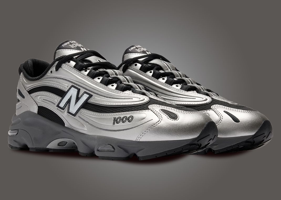 The New Balance 1000 Black Metallic Silver Releases in 2025 display picture 1