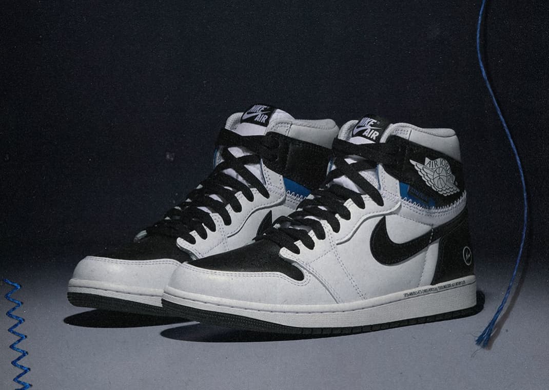 Air Jordan 1 ホワイト/ブラックUnion fragment New Photos Show Detail on the White and Black fragment x Union LA