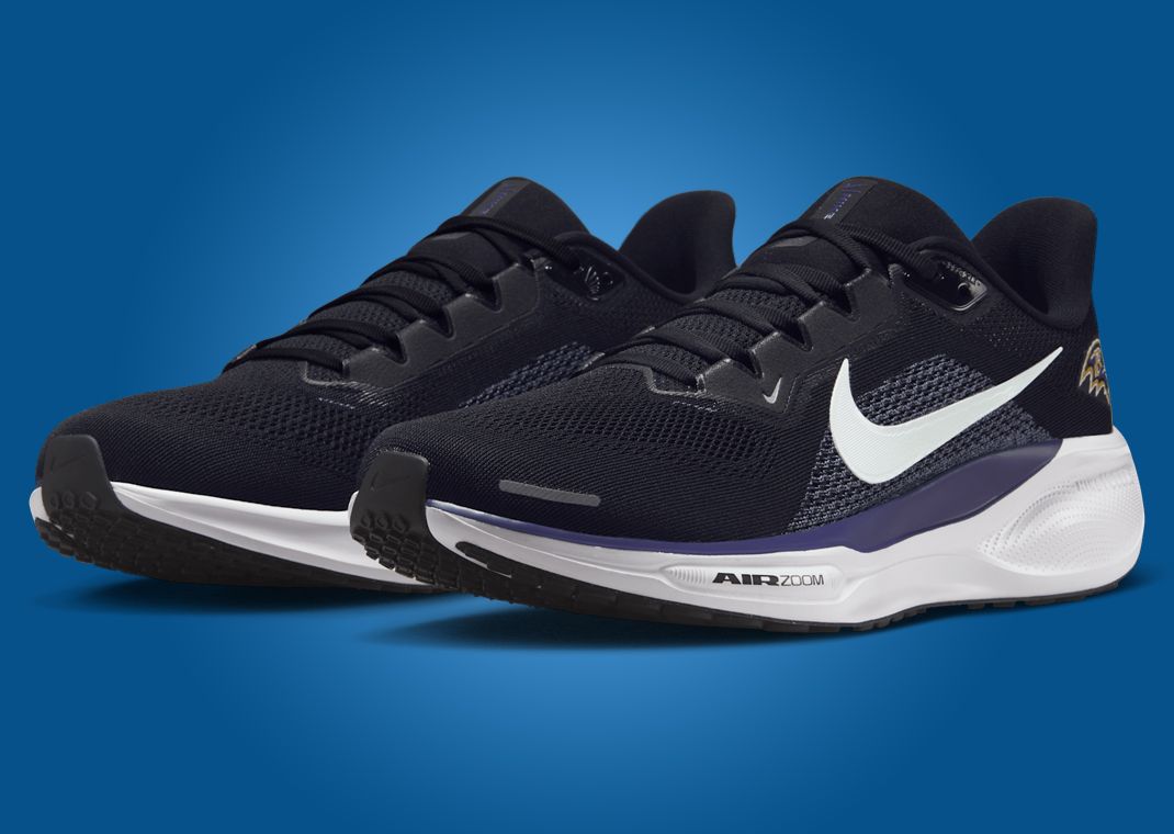 NFL x Nike Pegasus 41 Baltimore Ravens Angle