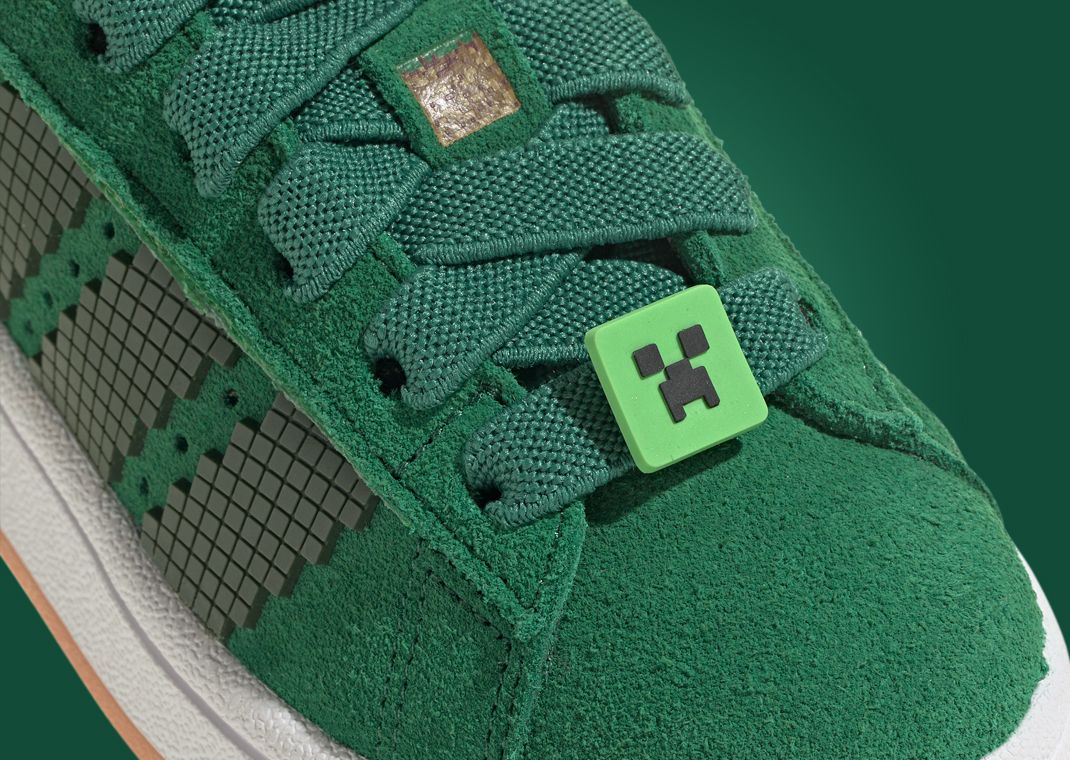 Minecraft x adidas Campus 00s Creeper Toe