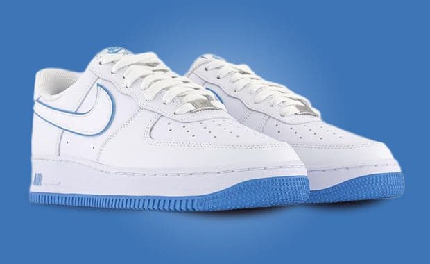 University Blue Hues Outline This Nike Air Force 1 Low