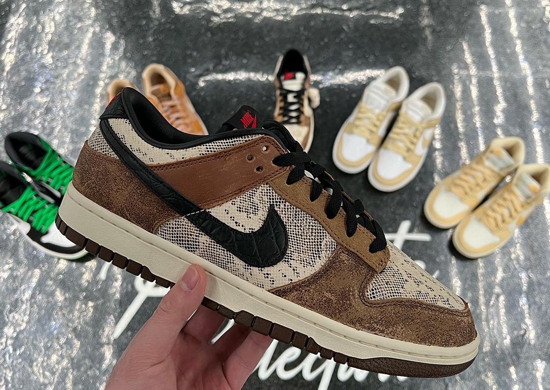 The Nike Dunk Low CO.JP Brown Snakeskin Releases May 26 The Nike Dunk Low CO.JP Brown Snakeskin Releases May 26