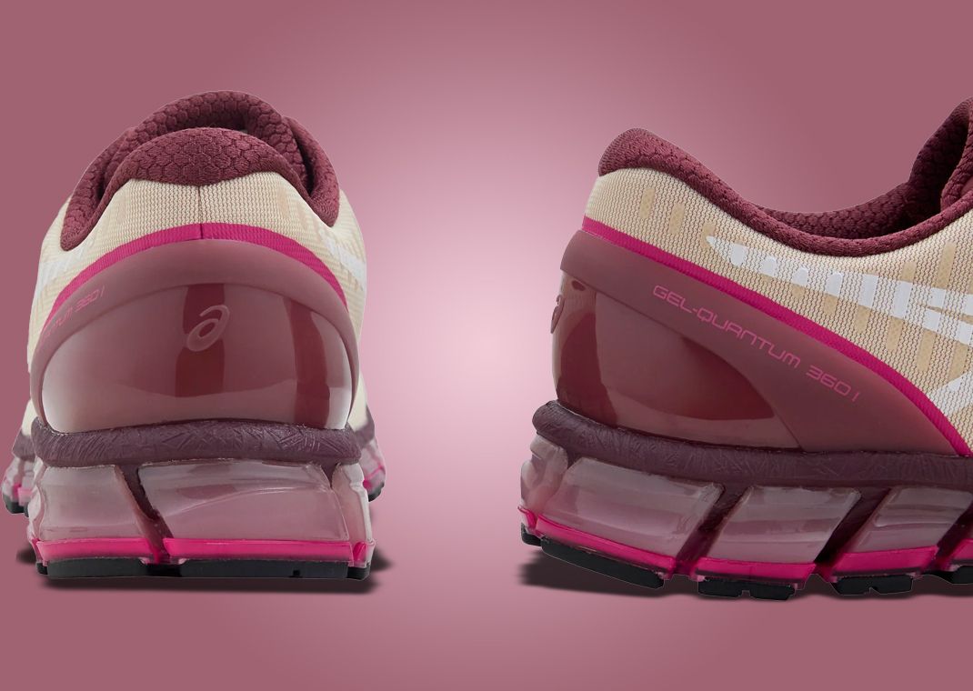 Above The Clouds x Asics Gel-Quantum 360 1 Burgundy Heel