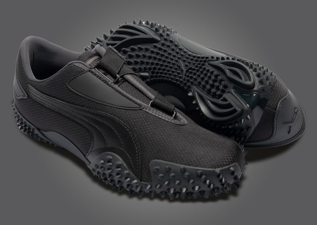 Puma Mostro Monochromatic Black Angle and Outsole