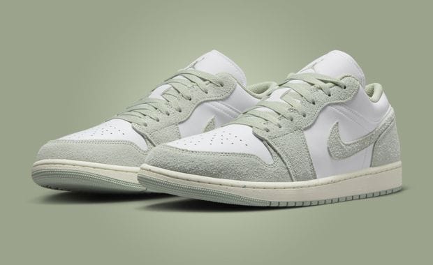 Harry Suede Accents the Air Jordan 1 Low SE Seafoam