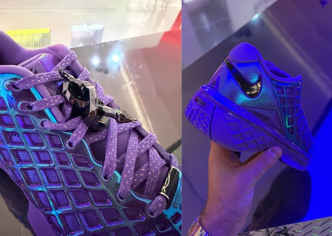 Details of the Kobe 3 Low Protro Warning Label