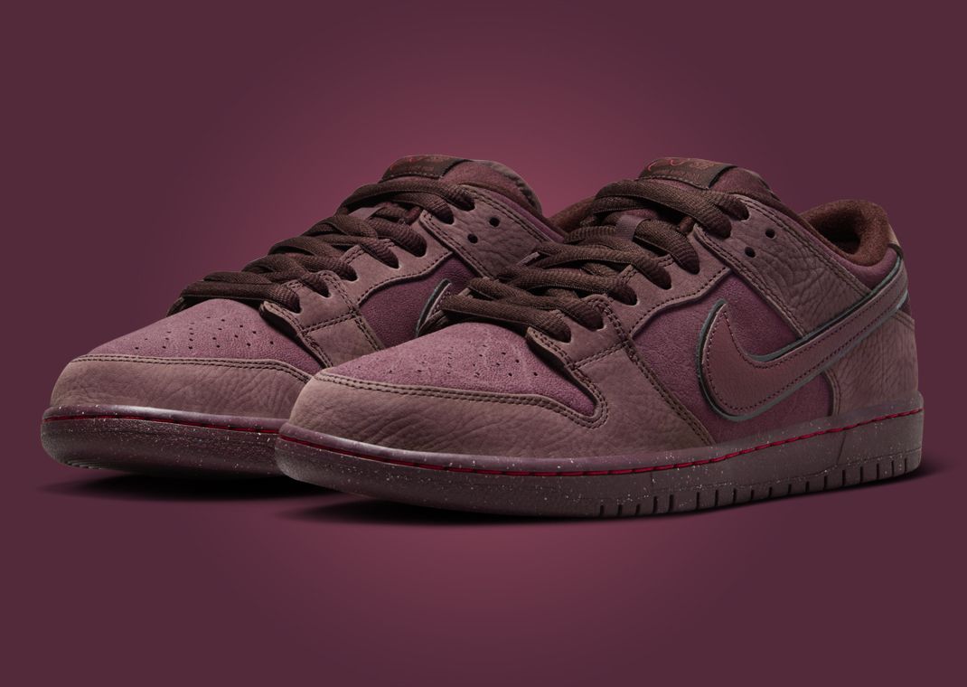 Nike SB Dunk Low Premium Paris City Of Love Burgundy Crush